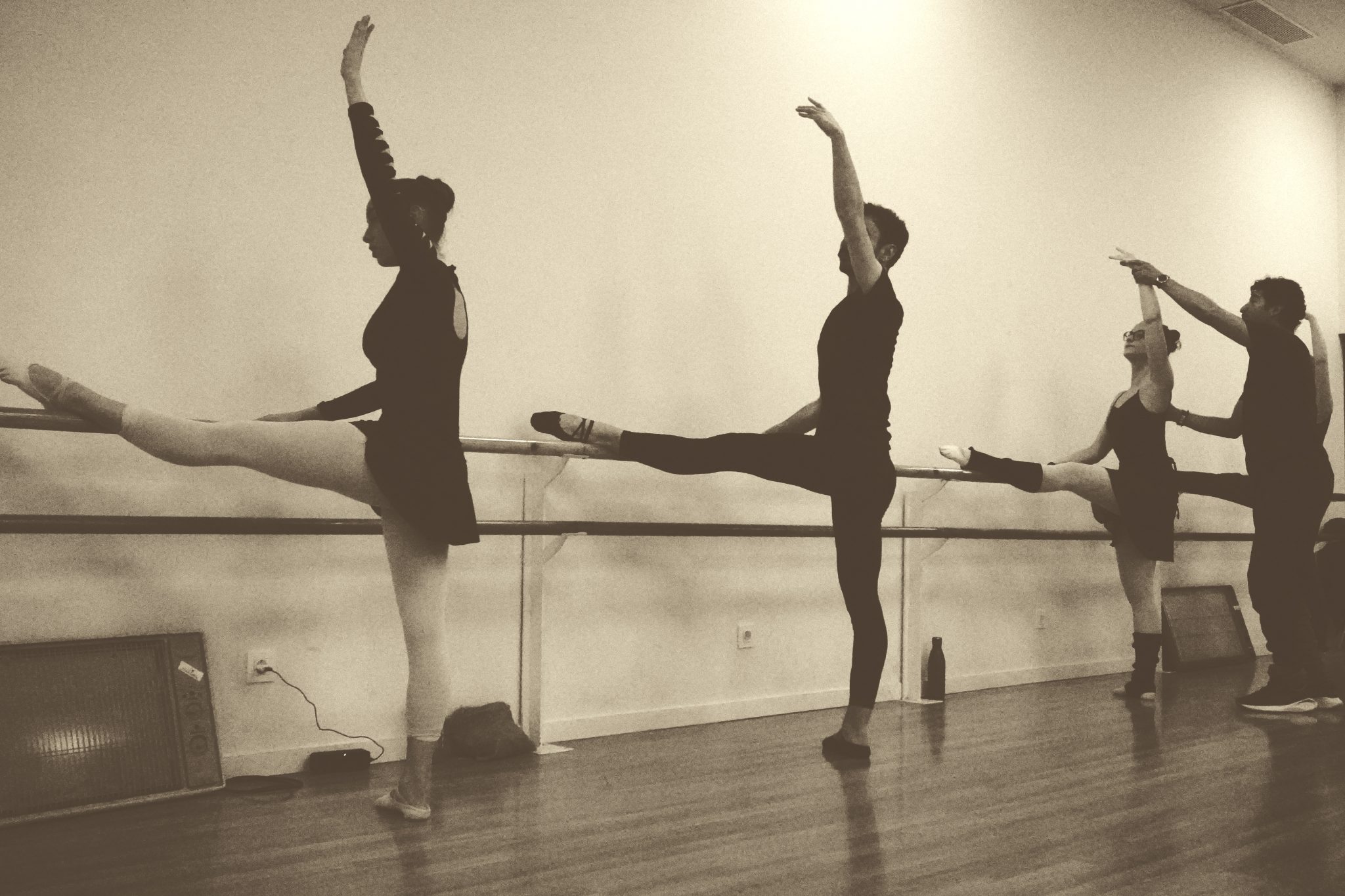 Bailarina en el estudio